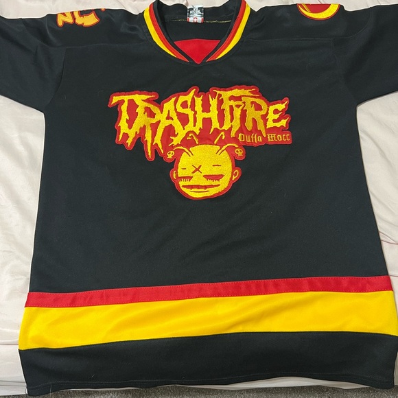 CCM Other - CCM Black Jersey with Red and Yellow Graphic